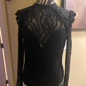 Lace Peek a Boo Bodysuit